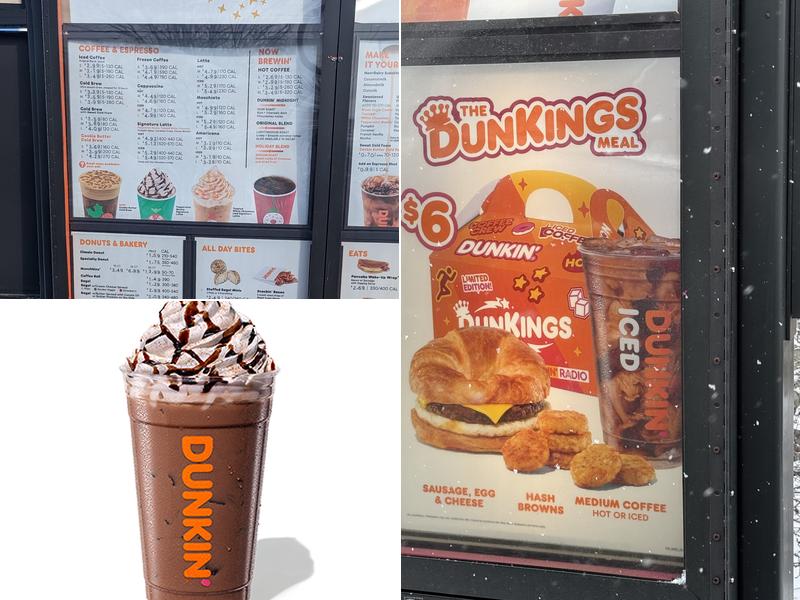Dunkin' Menu