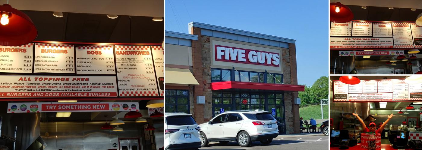 Five Guys Menu