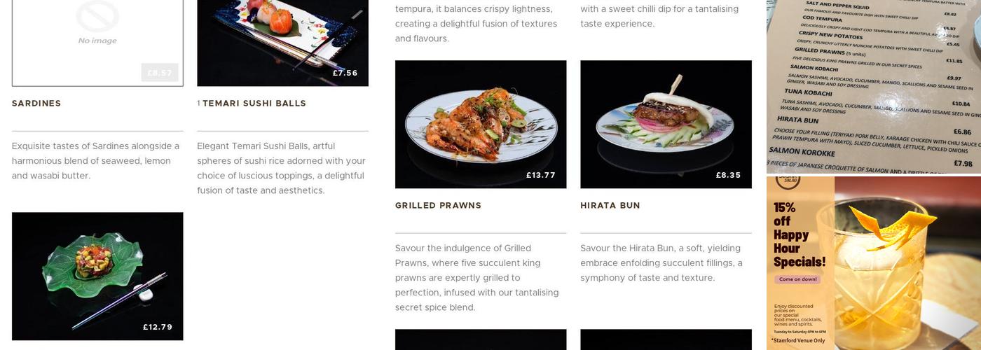 Sushi & Salad Stamford Menu