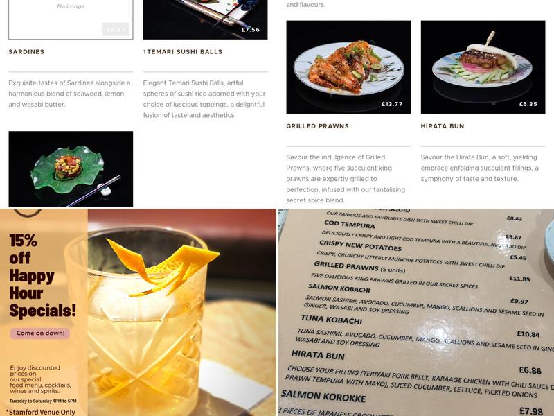 Sushi & Salad Stamford Menu