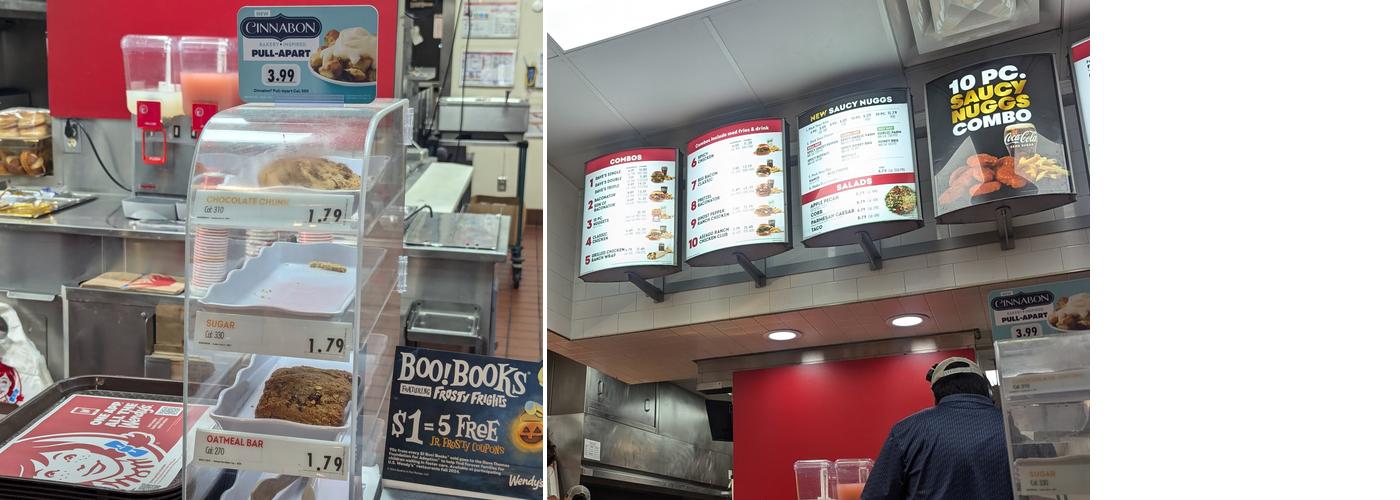 Wendy's Menu