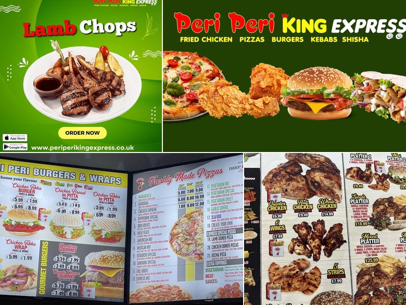 Peri Peri King Express & Kebabish Menu