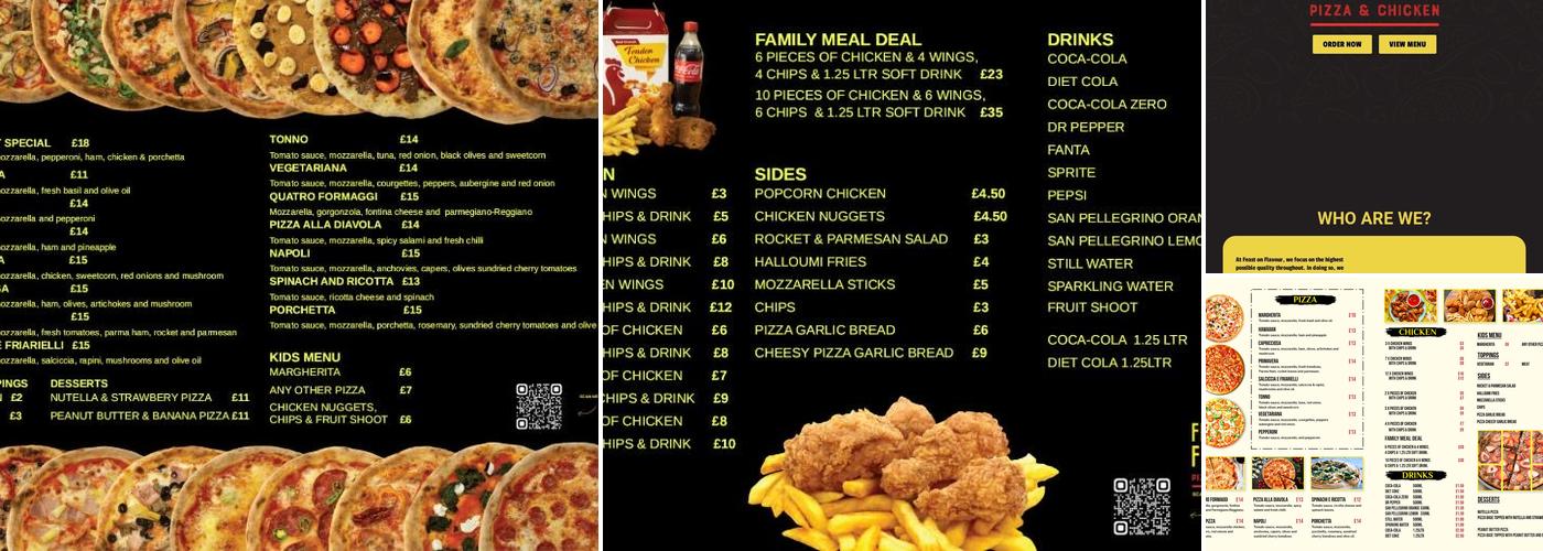 Feast on Flavour Menu