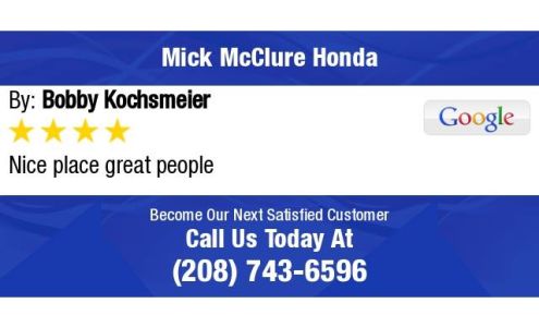 Mick McClure Honda Lewiston