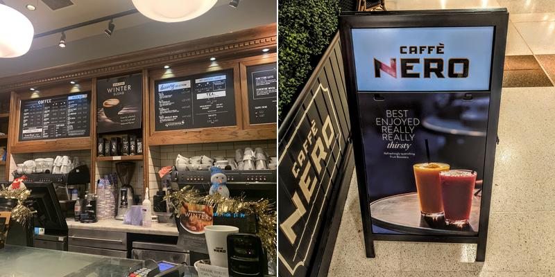 Caffè Nero Menu