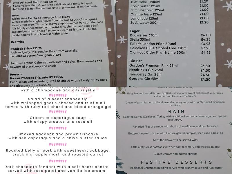 Brooks Restaurant Menu
