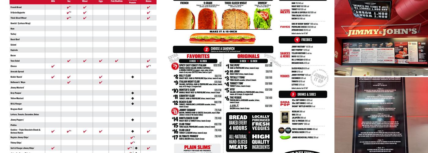 Jimmy John's Menu