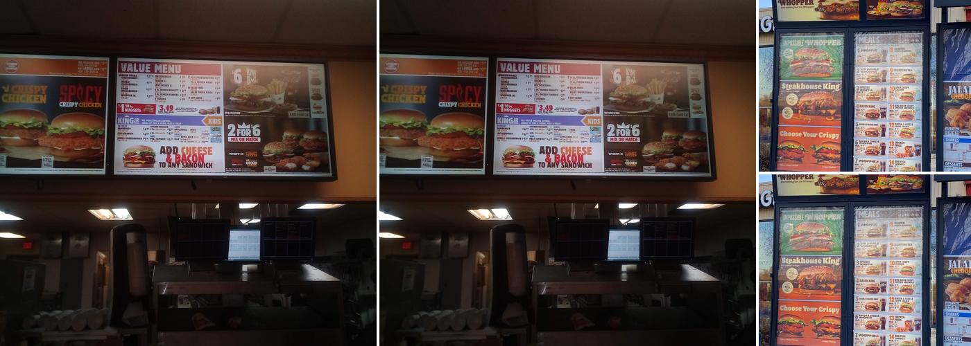 Burger King Menu