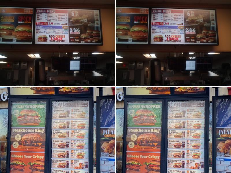 Burger King Menu