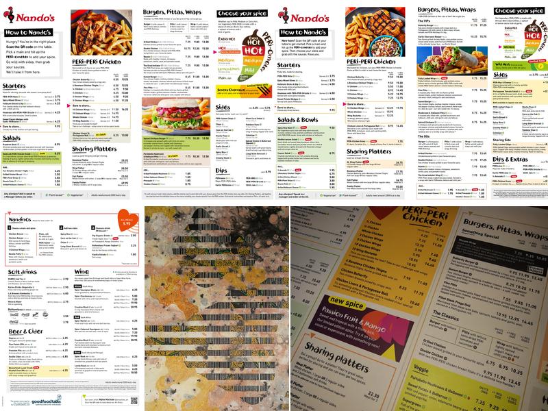 Nando's Glasgow - Sauchiehall Street Menu