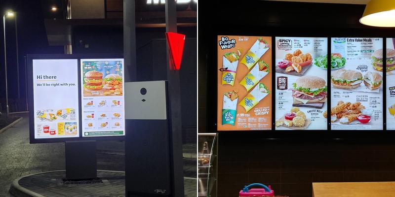 McDonald's Bedford Elms Parc Menu