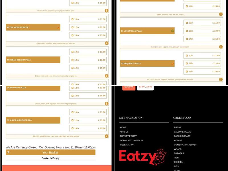 Golden Fry Sleaford Menu