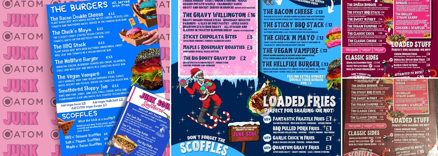 Junk Soul Smothered Menu