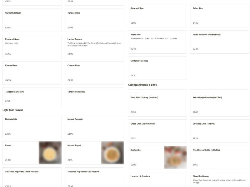 Indian Gastro Kitchen @ Kingsfield Arms Menu