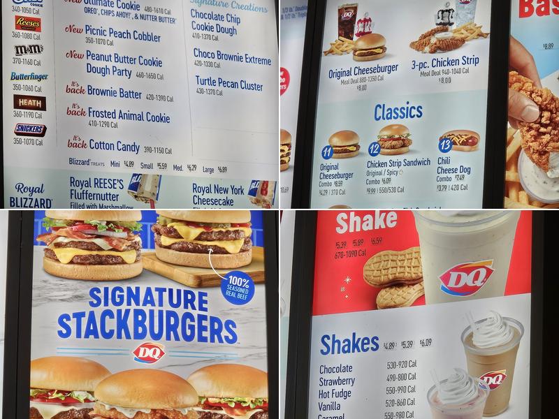 Dairy Queen Grill & Chill Menu