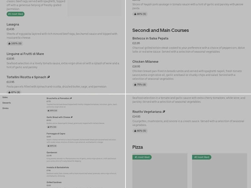 GROVE ON THE HILL Menu