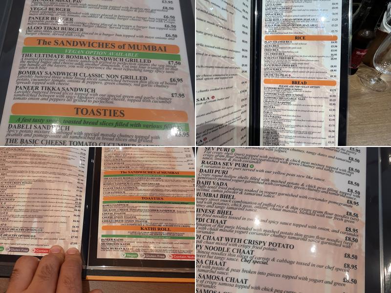 Mumbai Local Harrow Menu