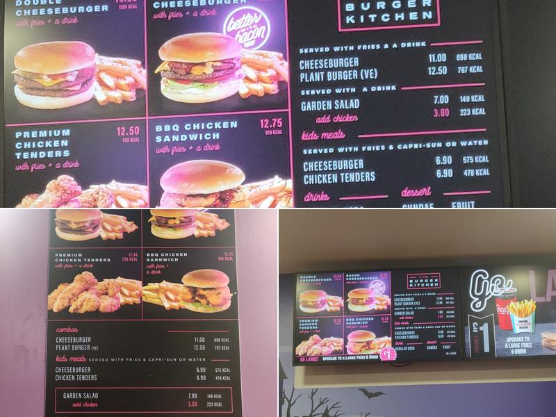 Vampire’s Burger Kitchen Menu