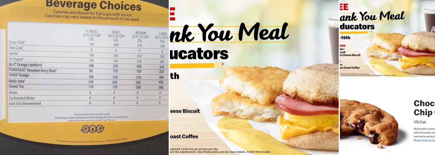 McDonald's Menu