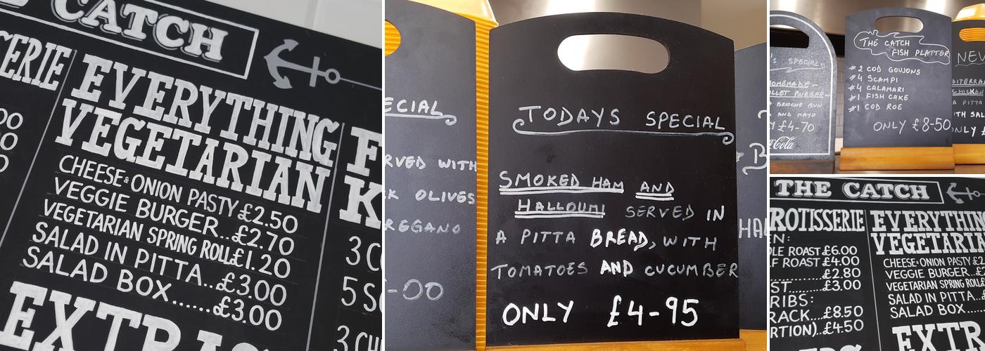 The Catch Fish & Chips Menu