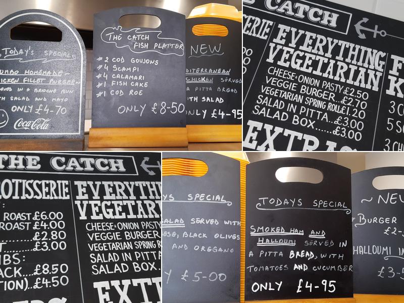 The Catch Fish & Chips Menu