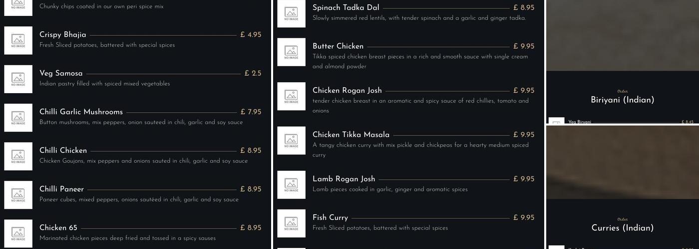 Swadisht Italian Pizzeria Menu