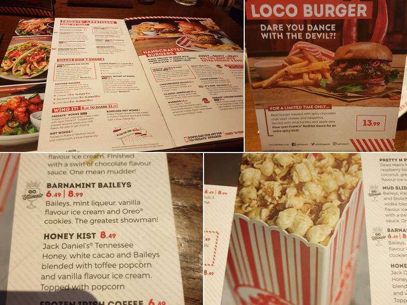 TGI Fridays - Glasgow Fort Menu