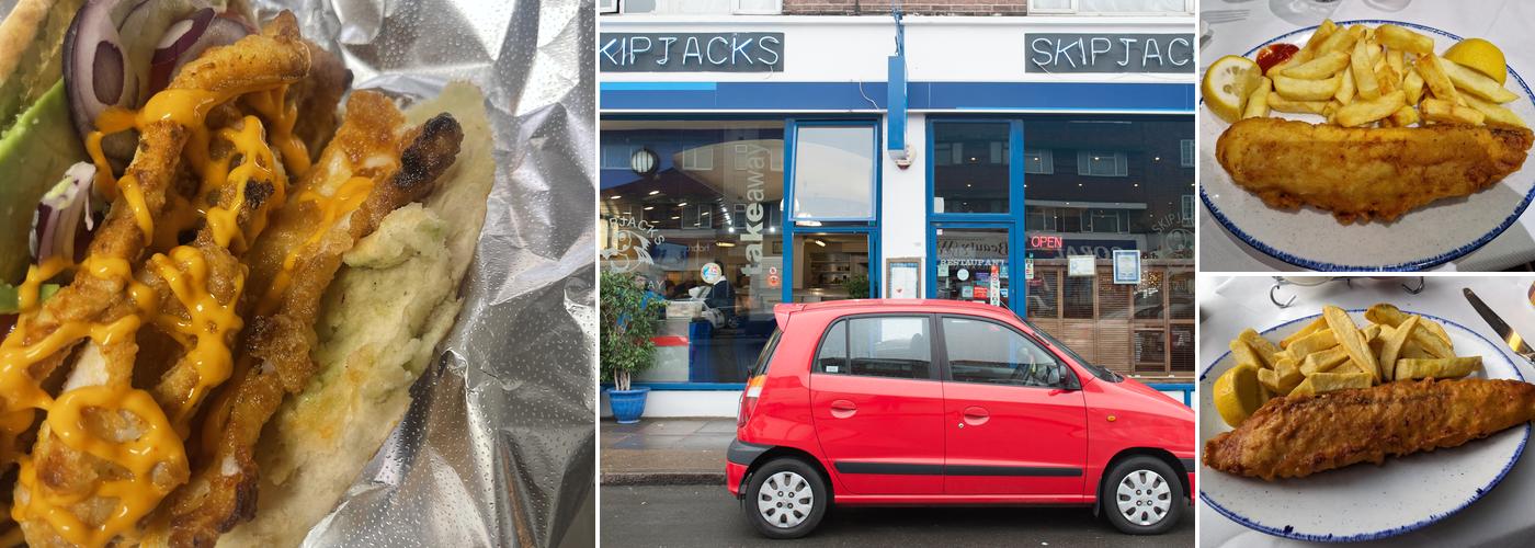 Skipjacks fish and chip takeaway and restaurant.
