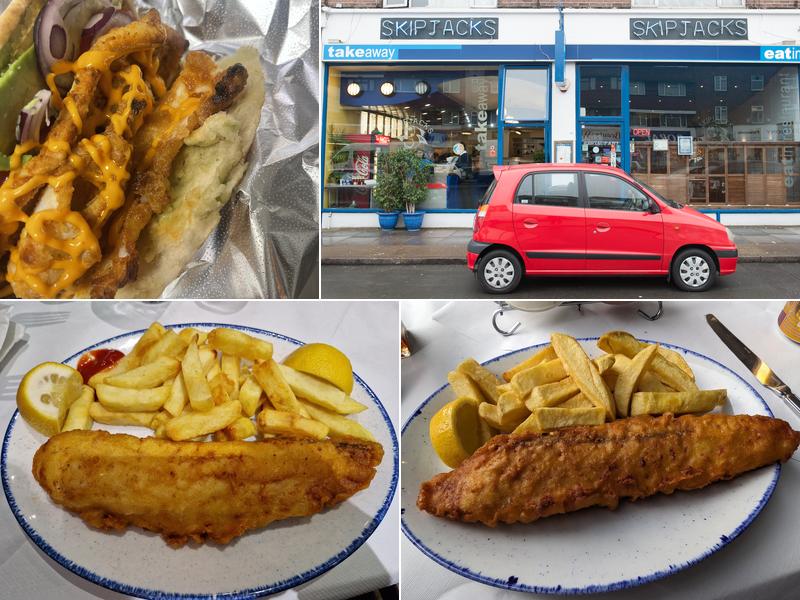 Skipjacks fish and chip takeaway and restaurant.