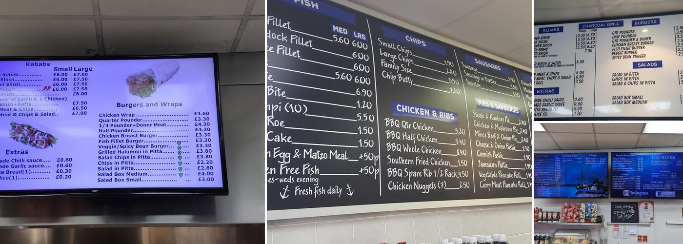 Belmont Bay Fish & Chips Menu