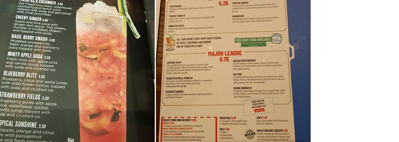 TGI Fridays - Braehead Menu