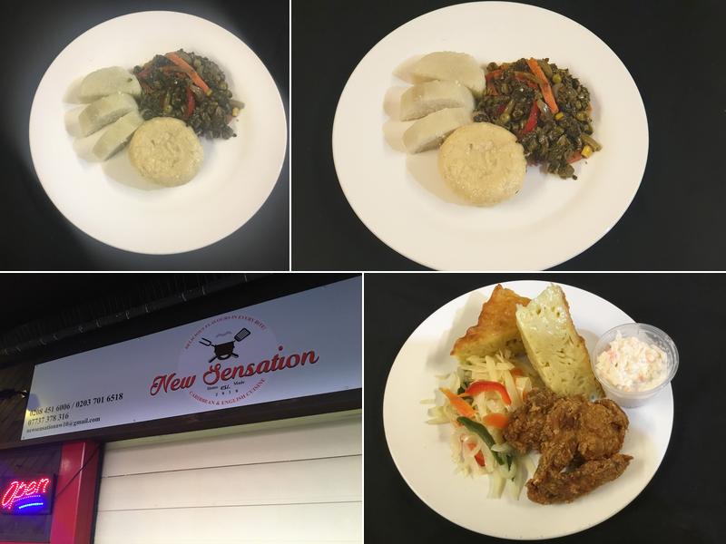 New Sensation caribbean cuisine