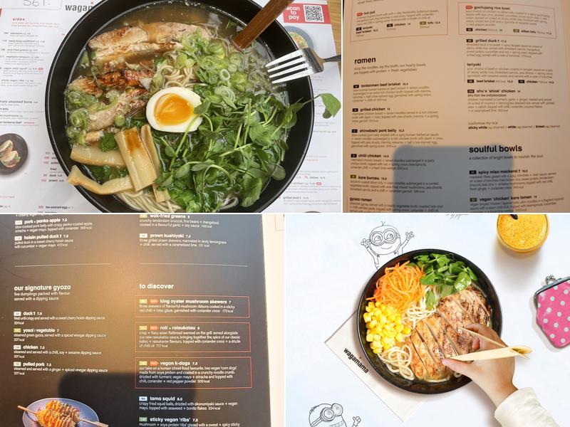 wagamama glasgow silverburn Menu