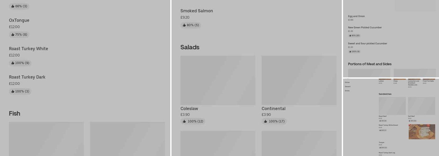 B & K Salt Beef Bar & Restaurant Menu