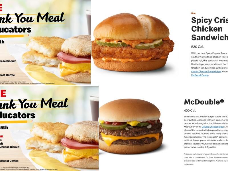 McDonald's Menu