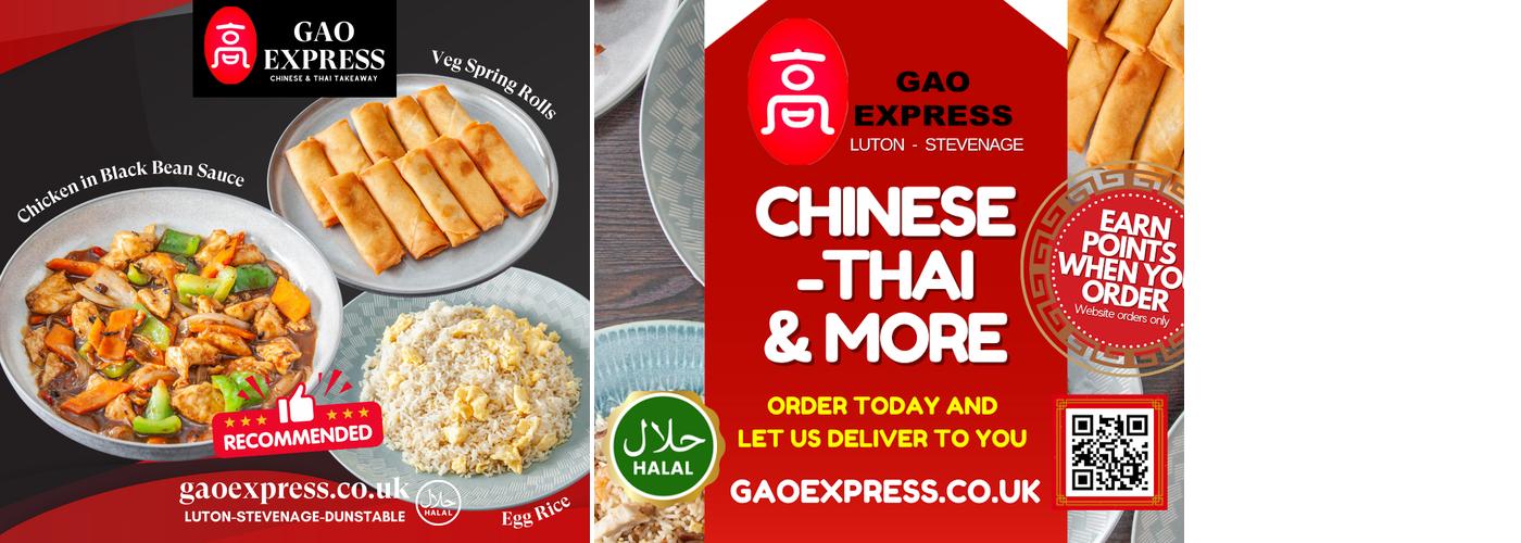 Gao Express(Stevenage) Menu