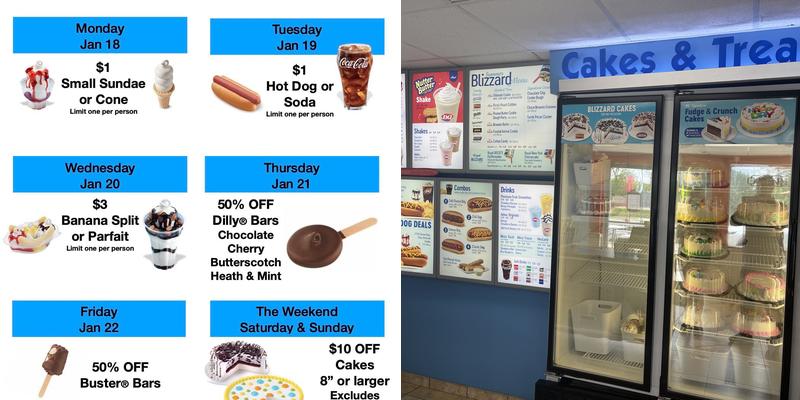 Dairy Queen (Treat) Menu