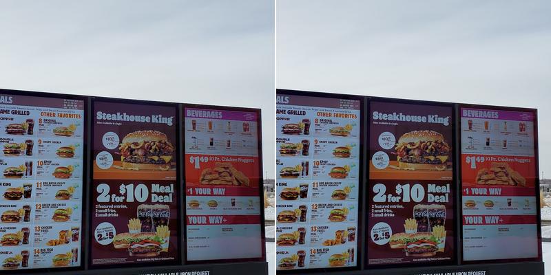 Burger King Menu