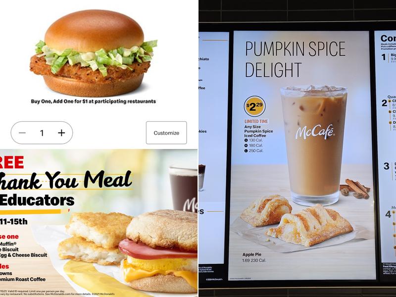 McDonald's Menu