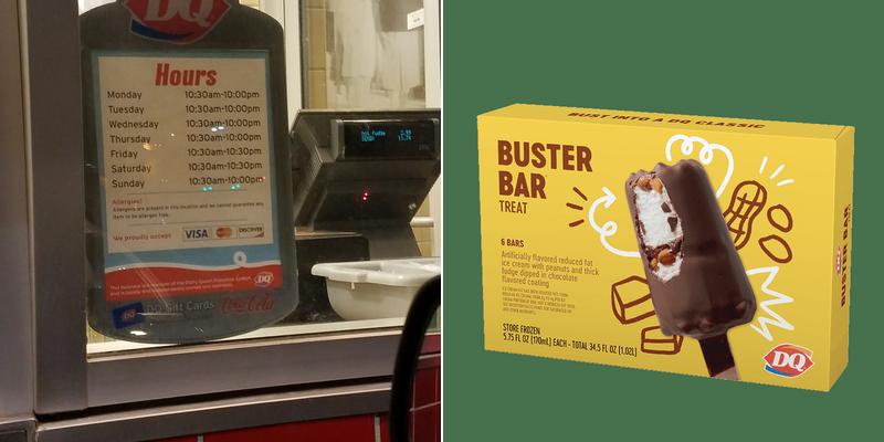 Dairy Queen Grill & Chill Menu