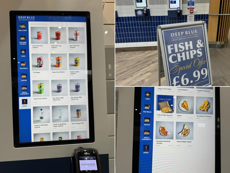 Deep Blue Fish & Chips Menu