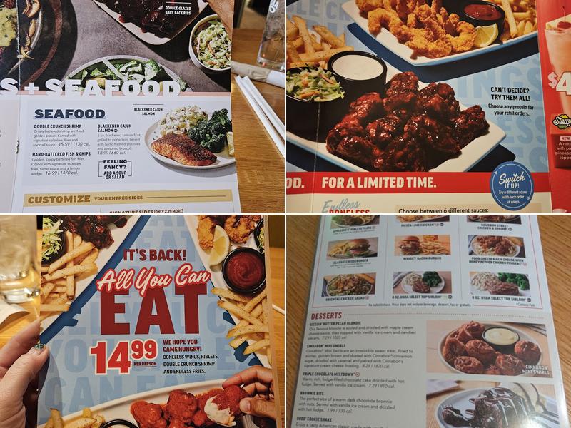 Applebee's Grill + Bar Menu