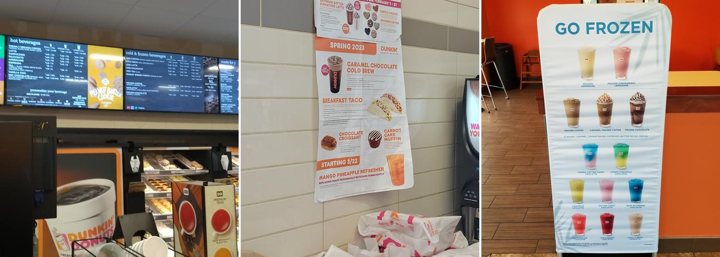 Dunkin' Menu