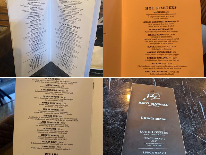 Best Mangal Bar & Restaurant Menu