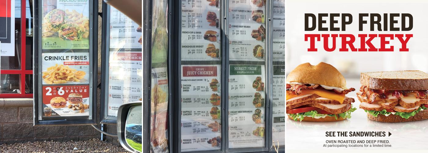 Arby's Menu