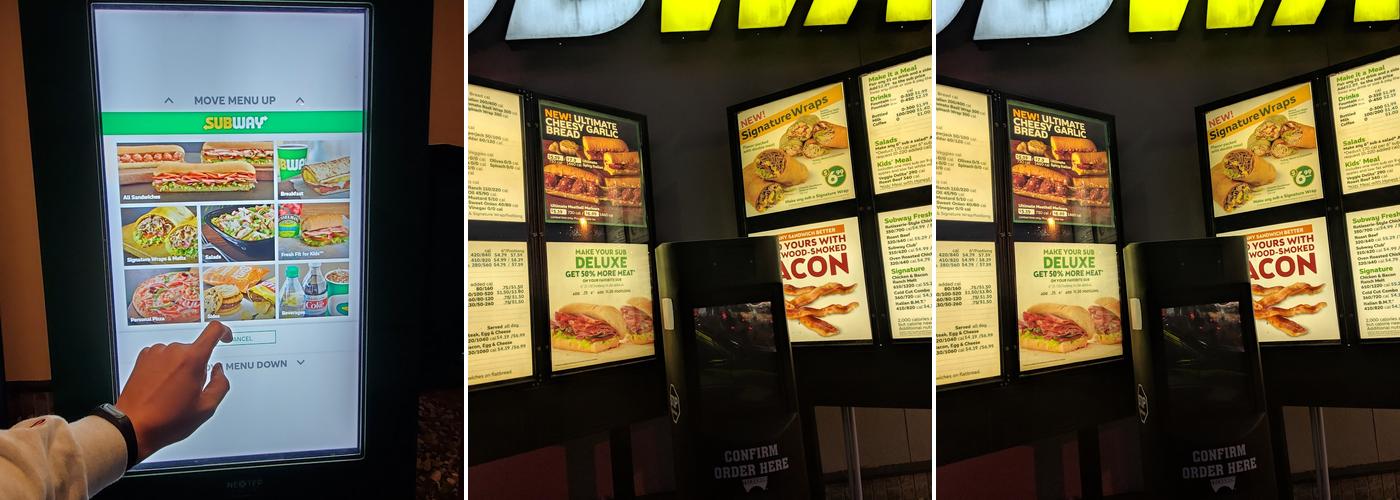 Subway Menu