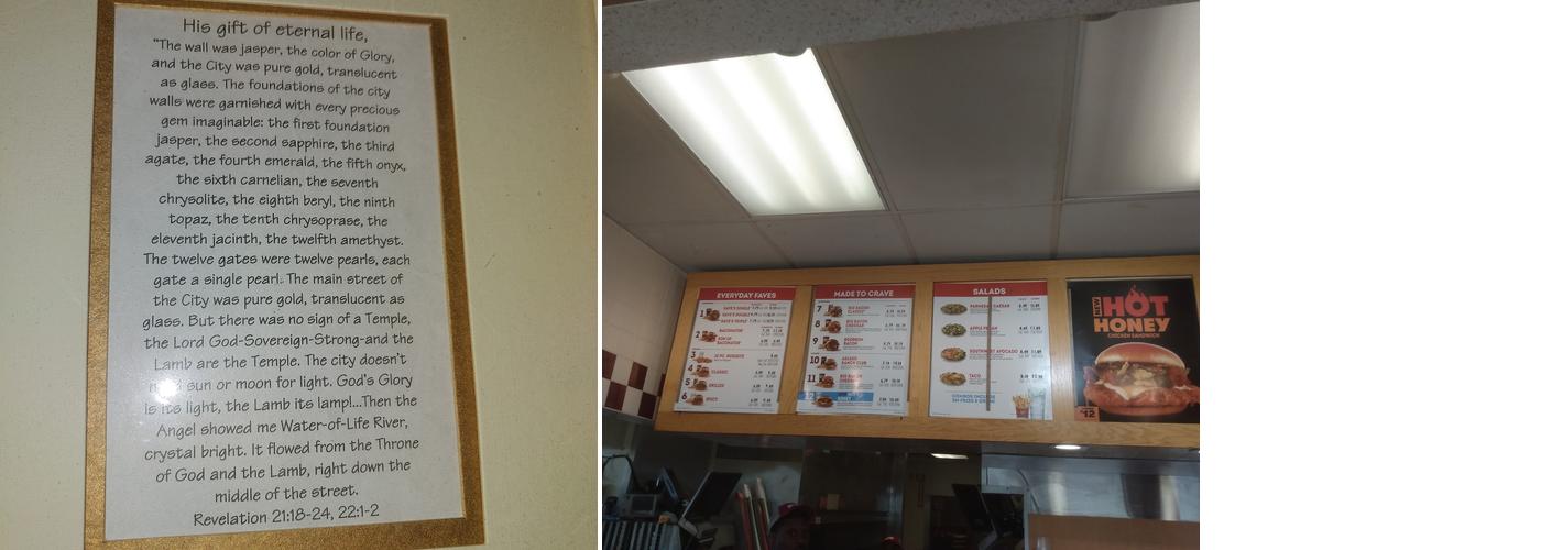 Wendy's Menu