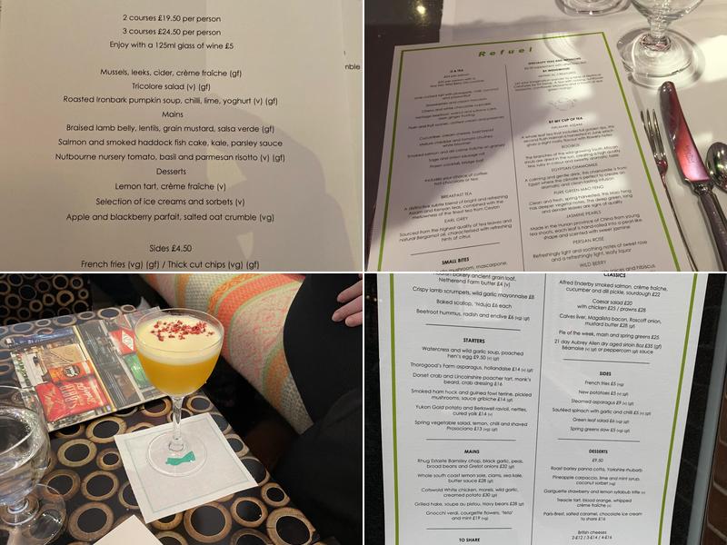 Refuel Bar & Restaurant Menu