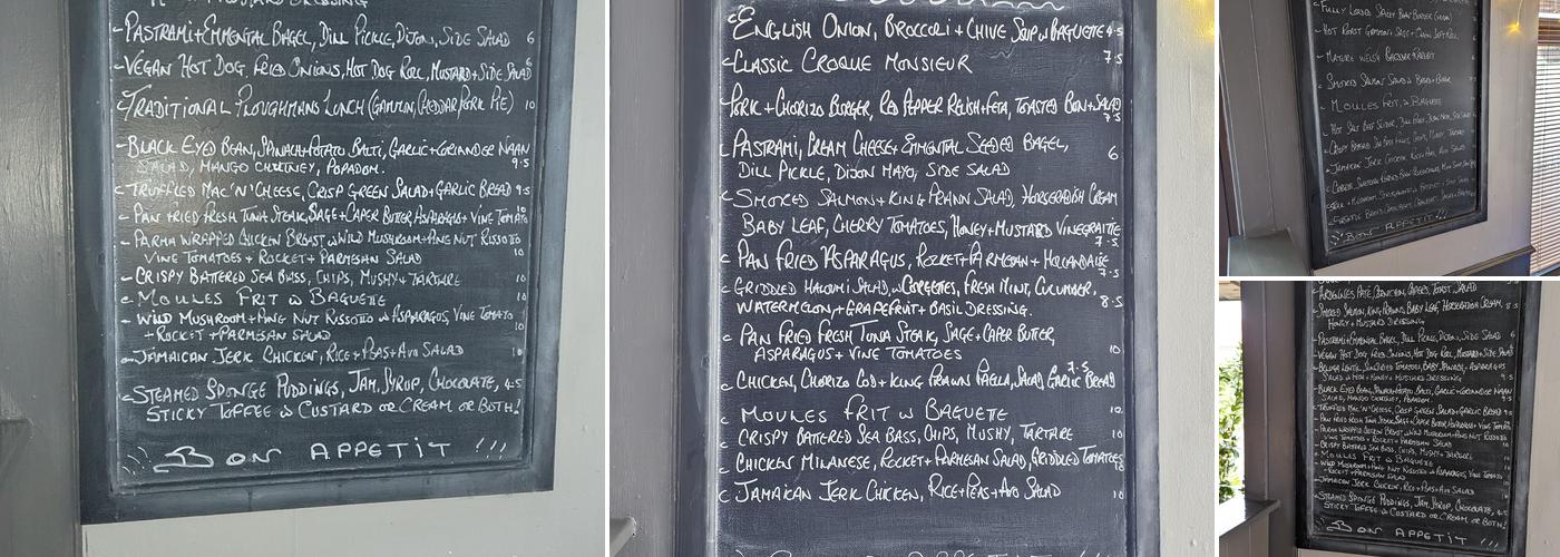 The Bay Tree Kitchen Menu