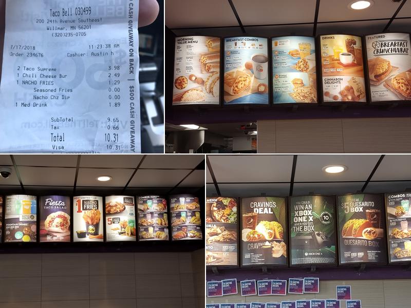 Taco Bell Menu